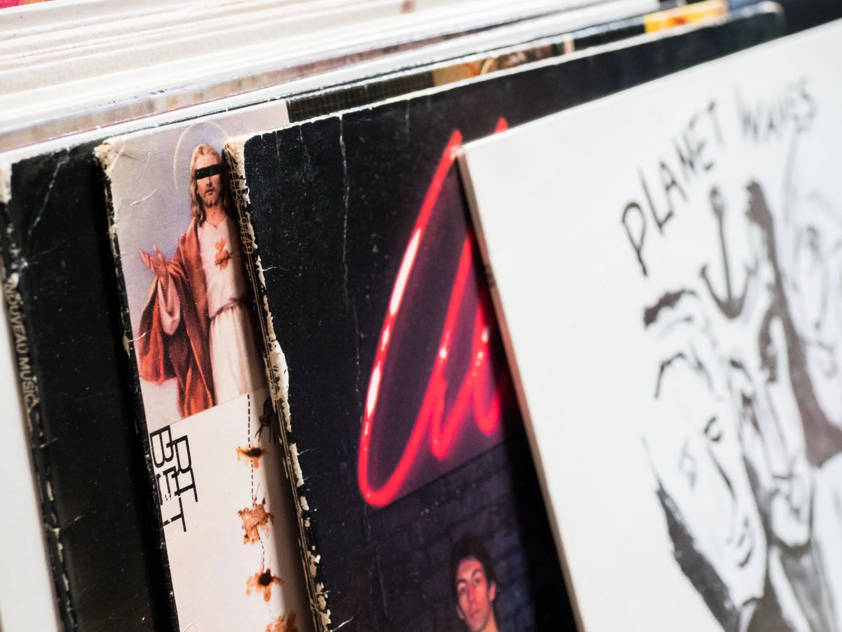 Classic rock album covers on vinyl Classic rock album covers on vinyl