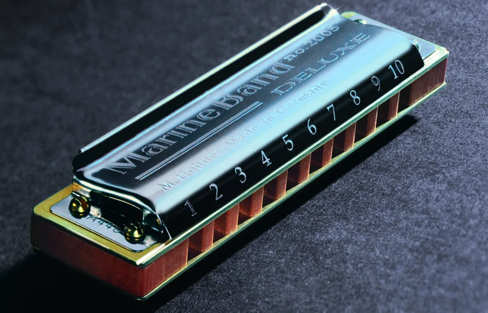 Ten-hole metal chromatic harmonica Ten-hole metal chromatic harmonica