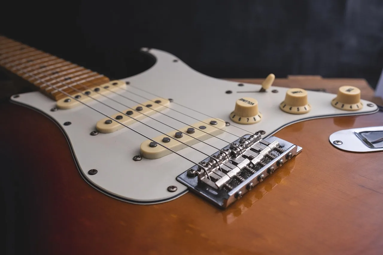 British rock-style electric guitar British rock-style electric guitar