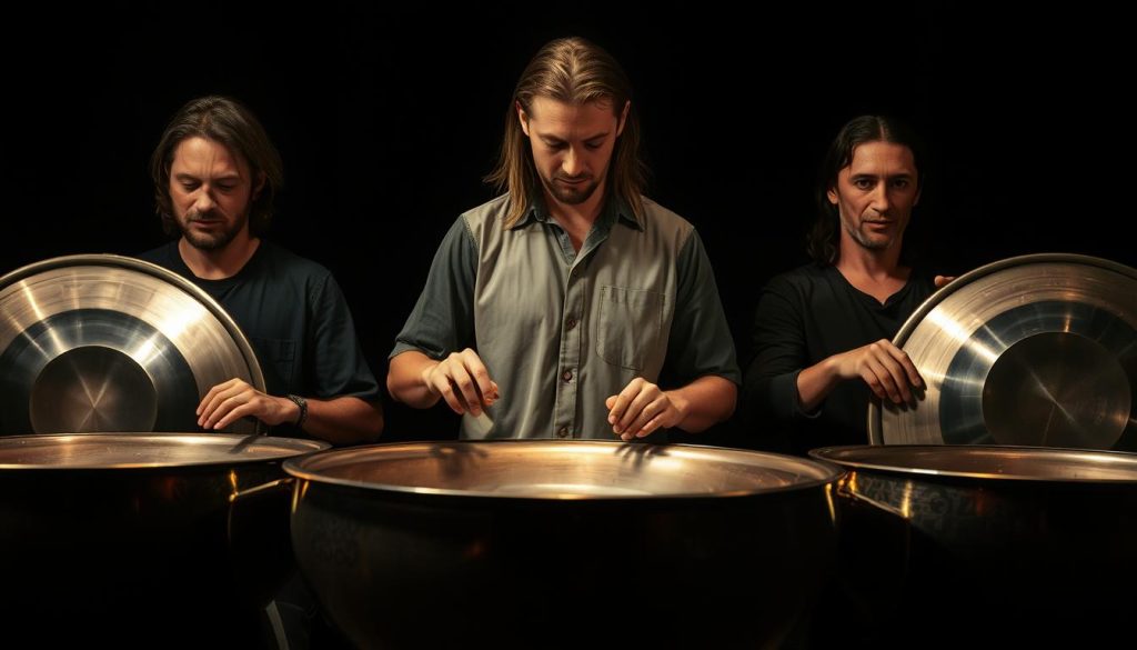 Portrait des musiciens handpan célèbres