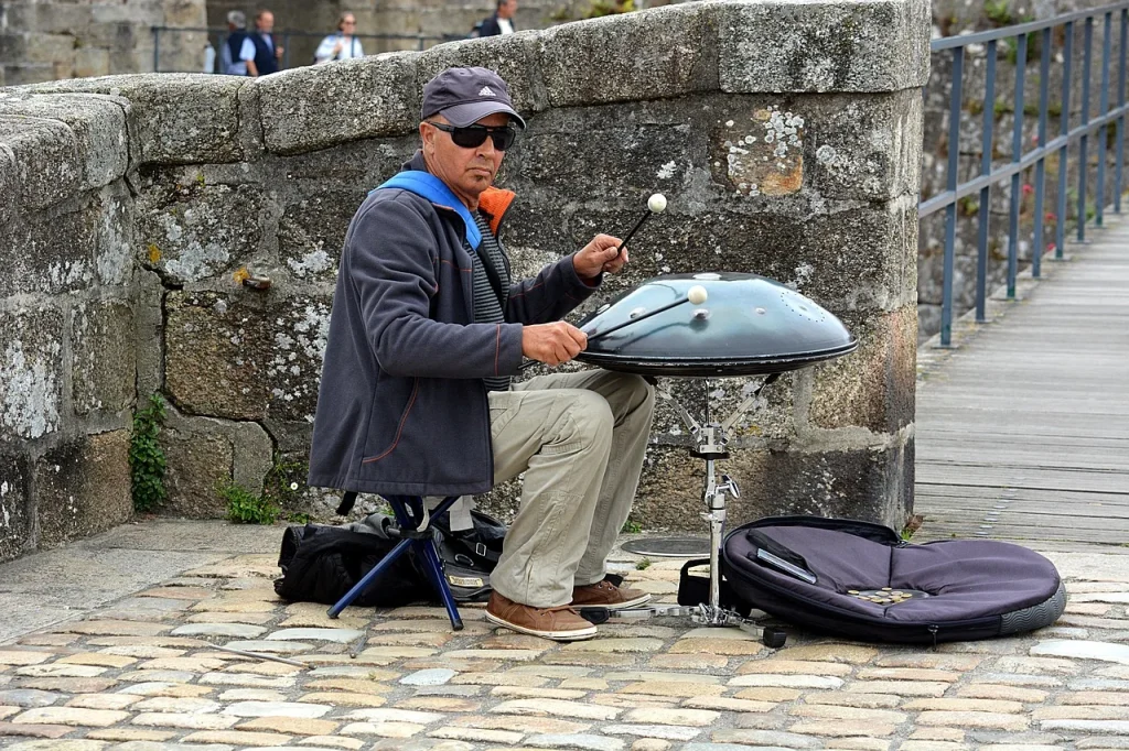 Portrait of Famous Handpan Musicians